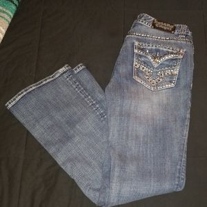 Rock&Roll Cowgirl 30×32 Mid rise jeans